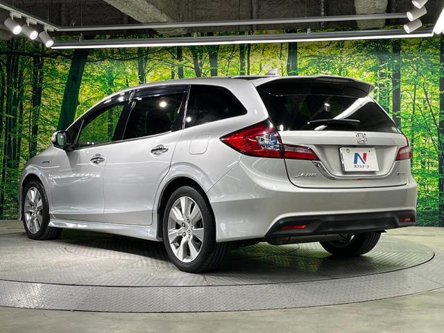 ジェイド ハイブリッドX 純正ナビ バックカメラ 衝突軽減 アダプティブクルーズ 禁煙車 ハーフレザーシート スマートキー LEDヘッド ETC 車線逸脱警報 オートライト オートエアコン ステアリングスイッチ(65枚目)