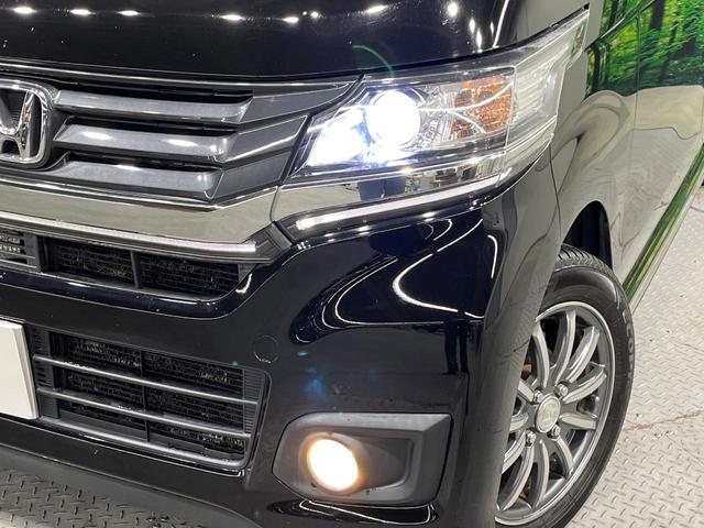 N-WGNカスタム G・Aパッケージ 純正8インチナビ バックカメラ 衝突軽減装置 禁煙車 ハーフレザーシート スマートキー HIDヘッド ETC クルコン オートライト オートエアコン 純正14インチアルミ Bluetooth(12枚目)