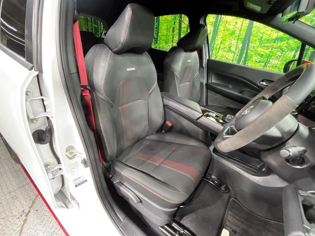 オーラ ニスモ 全周囲カメラ 衝突被害軽減システム レーダークルーズ 禁煙車 ハーフレザーシート コーナーセンサー スマートキー LEDヘッド ETC2.0 オートハイビーム 車線逸脱警報 オートライト(8枚目)