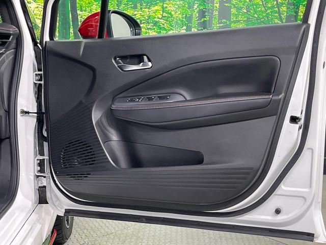 オーラ ニスモ 全周囲カメラ 衝突被害軽減システム レーダークルーズ 禁煙車 ハーフレザーシート コーナーセンサー スマートキー LEDヘッド ETC2.0 オートハイビーム 車線逸脱警報 オートライト(55枚目)