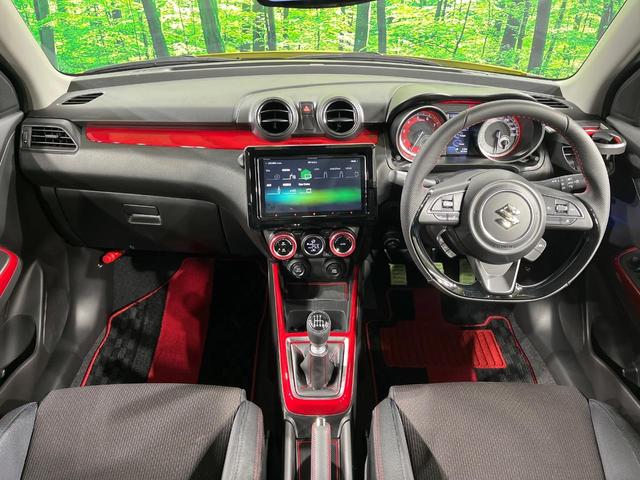 スイフトスポーツ ベースグレード MT車 全周囲カメラ 衝突被害軽減システム 禁煙車 ハーフレザーシート シートヒーター ドラレコ コーナーセンサー スマートキー LEDヘッド ビルトインETC 純正17インチアルミ 車線逸脱警報(2枚目)