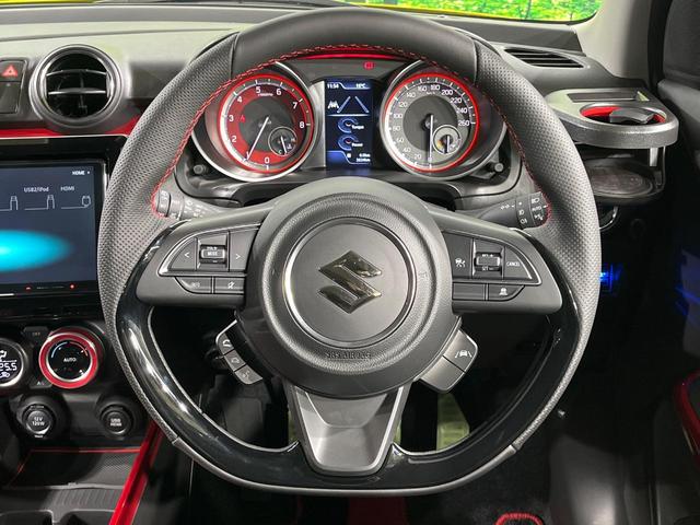 スイフトスポーツ ベースグレード MT車 全周囲カメラ 衝突被害軽減システム 禁煙車 ハーフレザーシート シートヒーター ドラレコ コーナーセンサー スマートキー LEDヘッド ビルトインETC 純正17インチアルミ 車線逸脱警報(11枚目)