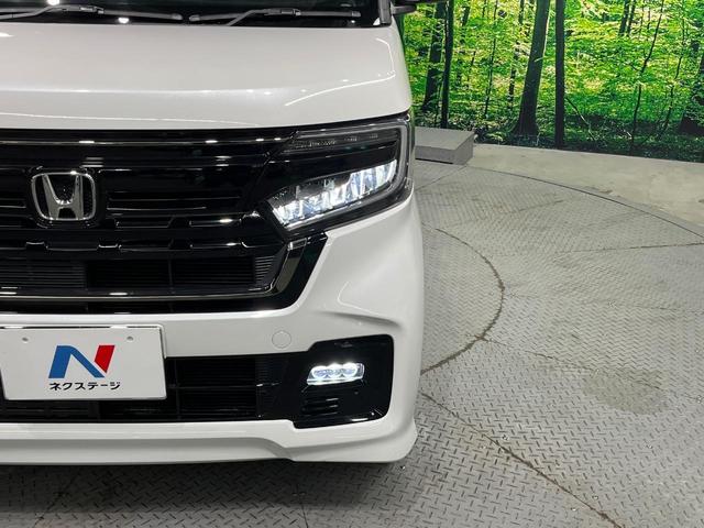 N-BOXカスタム Lターボ スタイル+ブラック 両側電動スライド 8インチナビ バックカメラ 衝突軽減 レーダークルーズ 禁煙車 ハーフレザーシート シートヒーター コーナーセンサー レーンキープ スマートキー LEDヘッド オートブレーキホールド(12枚目)