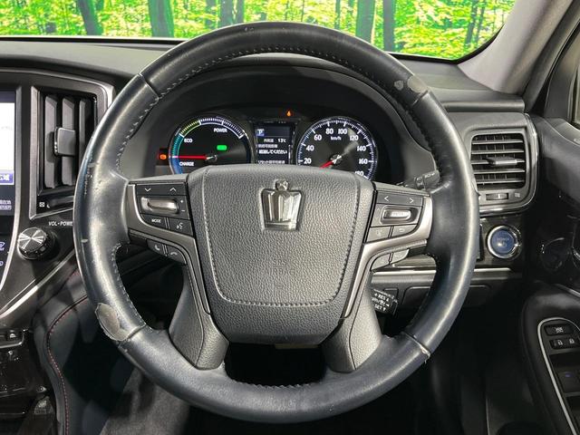 クラウンハイブリッド アスリートS ガラスルーフ 全周囲カメラ 衝突被害軽減システム レーダークルーズ 禁煙車 レザーシート 前席シートエアコン ドラレコ コーナーセンサー スマートキー LEDヘッド ビルトインETC(11枚目)