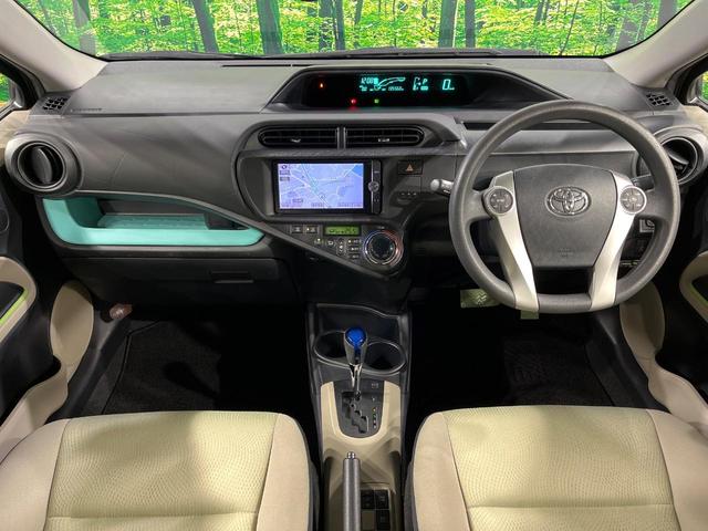 アクア S バックカメラ 禁煙車 スマートキー LEDヘッド ETC オートライト オートエアコン Bluetooth フルセグ(2枚目)