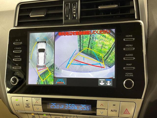 ランドクルーザープラド ＴＸ　Ｌパッケージ　４ＷＤ　７人乗り　サンルーフ　全周囲カメラ　衝突被害軽減システム　レーダークルーズ　禁煙車　レザーシート　前席シートエアコン　ドラレコ　コーナーセンサー　スマートキー　ビルトインＥＴＣ（6枚目）