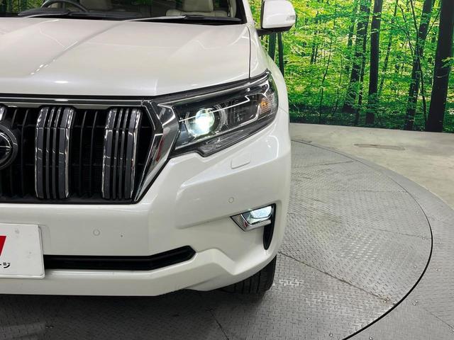 ランドクルーザープラド ＴＸ　Ｌパッケージ　４ＷＤ　７人乗り　サンルーフ　全周囲カメラ　衝突被害軽減システム　レーダークルーズ　禁煙車　レザーシート　前席シートエアコン　ドラレコ　コーナーセンサー　スマートキー　ビルトインＥＴＣ（13枚目）