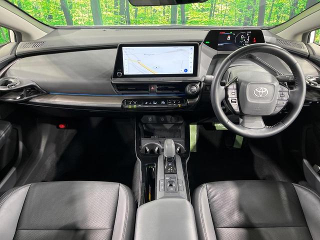 プリウス Ｚ　全周囲カメラ　衝突被害軽減システム　禁煙車　レザーシート　前席シートエアコン　パワーシート　ドラレコ　コーナーセンサー　スマートキー　ＬＥＤヘッド　ＥＴＣ２．０　純正１９インチアルミ（2枚目）