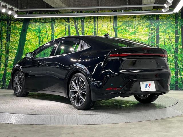 プリウス Z 全周囲カメラ 衝突被害軽減システム 禁煙車 電動リアゲート ハーフレザーシート 前席シートエアコン パワーシート コーナーセンサー スマートキー LEDヘッド ETC2.0 純正19インチアルミ(72枚目)