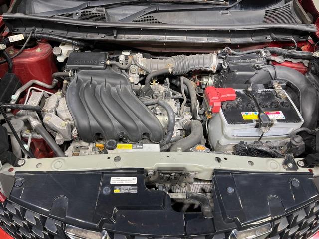 ジューク 15RX Vセレクション パーソナライゼーション 純正SDナビ バックカメラ 衝突被害軽減システム 禁煙車 ドラレコ スマートキー LEDヘッド ETC 純正17インチアルミ オートライト オートエアコン Bluetooth 地デジ HIDフォグ(18枚目)