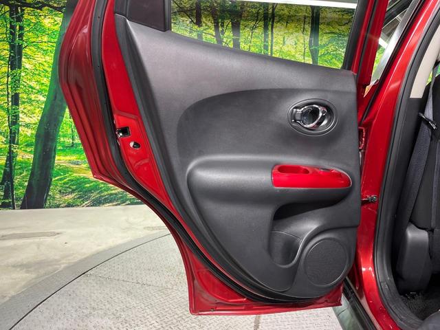 ジューク 15RX Vセレクション パーソナライゼーション 純正SDナビ バックカメラ 衝突被害軽減システム 禁煙車 ドラレコ スマートキー LEDヘッド ETC 純正17インチアルミ オートライト オートエアコン Bluetooth 地デジ HIDフォグ(41枚目)