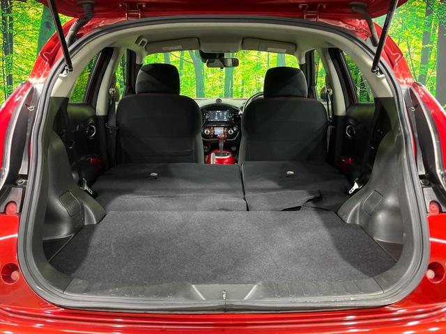 ジューク 15RX Vセレクション パーソナライゼーション 純正SDナビ バックカメラ 衝突被害軽減システム 禁煙車 ドラレコ スマートキー LEDヘッド ETC 純正17インチアルミ オートライト オートエアコン Bluetooth 地デジ HIDフォグ(42枚目)