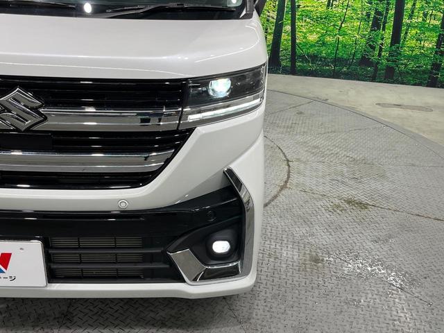 スペーシアカスタム ハイブリッドXS 両側電動ドア 全周囲カメラ 衝突被害軽減システム 禁煙車 ハーフレザーシート コーナーセンサー スマートキー HIDヘッド ビルトインETC 純正15インチアルミ 車線逸脱警報 オートライト(12枚目)