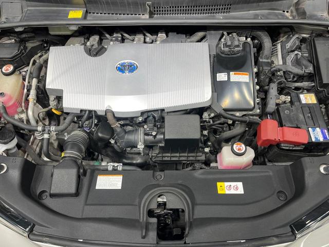 プリウス S バックカメラ 衝突被害軽減システム 禁煙車 スマートキー LEDヘッド ビルトインETC 純正15インチアルミ オートライト オートエアコン Bluetooth フルセグ(18枚目)