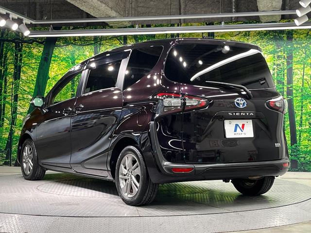 シエンタ ハイブリッドG クエロ 両側電動ドア 純正SDナビ バックカメラ 衝突被害軽減システム 禁煙車 ハーフレザーシート ドラレコ スマートキー LEDヘッド ビルトインETC 純正15インチアルミ オートライト オートエアコン(65枚目)