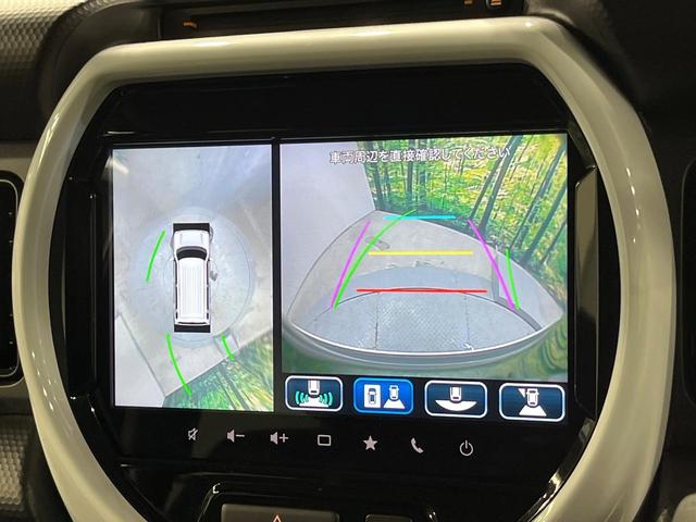 ハスラー ハイブリッドＸ　９インチメーカーナビ　全周囲カメラ　衝突軽減　レーダークルーズ　禁煙車　コーナーセンサー　スマートキー　ＬＥＤヘッド　純正１５インチアルミ　オートハイビーム　車線逸脱警報　オートライト（5枚目）