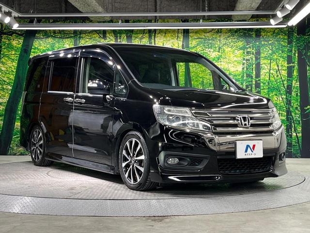 ステップワゴンスパーダ Ｚ　クールスピリット　両側電動ドア　８インチナビ　後席モニター　禁煙車　スマートキー　ＨＩＤヘッド　ビルトインＥＴＣ　クルコン　純正１５インチアルミ　オートエアコン　Ｂｌｕｅｔｏｏｔｈ　ＣＤ　フルセグ（17枚目）