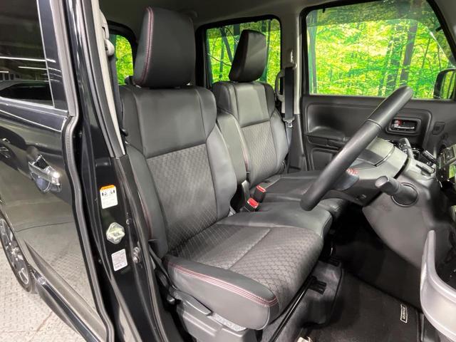 スペーシアカスタム ハイブリッドＸＳ　両側電動ドア　全周囲カメラ　衝突被害軽減システム　禁煙車　ハーフレザーシート　コーナーセンサー　スマートキー　ＬＥＤヘッド　ＥＴＣ　純正１５インチアルミ　オートハイビーム　車線逸脱警報　オートライト（7枚目）