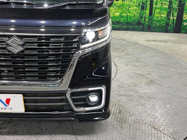 スペーシアカスタム ハイブリッドＸＳ　両側電動ドア　全周囲カメラ　衝突被害軽減システム　禁煙車　ハーフレザーシート　コーナーセンサー　スマートキー　ＬＥＤヘッド　ＥＴＣ　純正１５インチアルミ　オートハイビーム　車線逸脱警報　オートライト（11枚目）