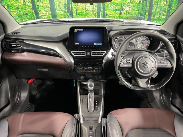 フロンクス ベースグレード 全周囲カメラ 衝突被害軽減システム レザーシート ドラレコ コーナーセンサー スマートキー LEDヘッド ETC 純正16インチアルミ 車線逸脱警報 オートライト オートエアコン Bluetooth(2枚目)