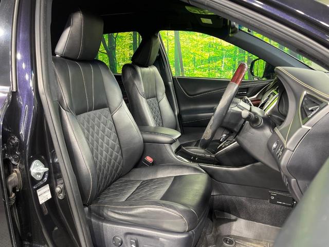 ハリアー プレミアム ムーンルーフ SDナビ バックカメラ セーフティセンス レーダークルーズ 禁煙車 電動リアゲート ハーフレザーシート パワーシート コーナーセンサー スマートキー LEDヘッド 純正18インチアルミ(8枚目)