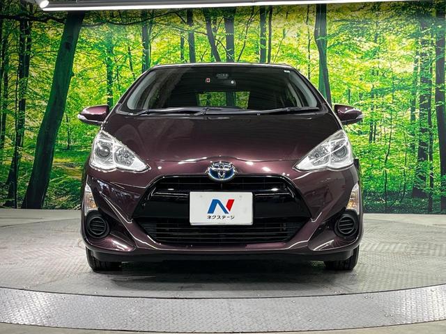 アクア G 純正SDナビ バックカメラ 衝突被害軽減システム 禁煙車 スマートキー ビルトインETC クルコン オートハイビーム オートライト オートエアコン Bluetooth CD フルセグ(14枚目)