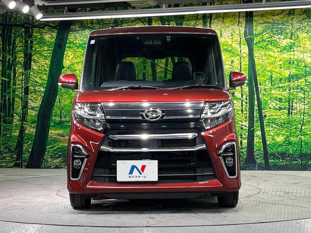 タント カスタムＸスタイルセレクション　両側電動ドア　純正ＳＤナビ　後席モニター　バックカメラ　衝突軽減システム　禁煙車　ハーフレザーシート　ドラレコ　コーナーセンサー　スマートキー　ＬＥＤヘッド　ビルトインＥＴＣ　純正１４インチアルミ（14枚目）