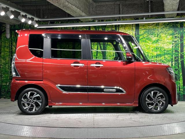 タント カスタムＸスタイルセレクション　両側電動ドア　純正ＳＤナビ　後席モニター　バックカメラ　衝突軽減システム　禁煙車　ハーフレザーシート　ドラレコ　コーナーセンサー　スマートキー　ＬＥＤヘッド　ビルトインＥＴＣ　純正１４インチアルミ（63枚目）