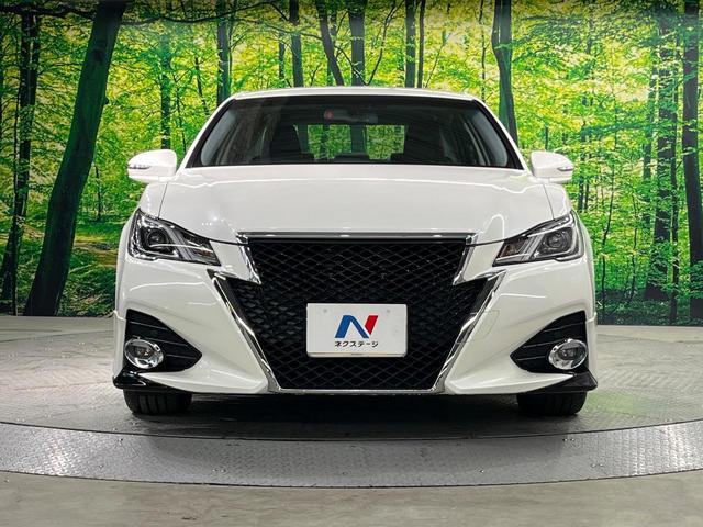 クラウンハイブリッド アスリートS 純正SDナビ バックカメラ 衝突被害軽減システム レーダークルーズ 禁煙車 レザーシート 前席シートエアコン コーナーセンサー スマートキー LEDヘッド ビルトインETC 純正18インチアルミ(14枚目)