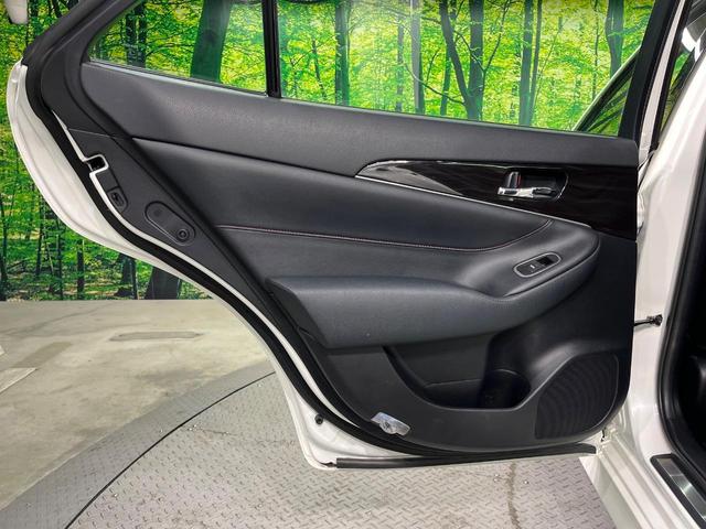 クラウンハイブリッド アスリートS 純正SDナビ バックカメラ 衝突被害軽減システム レーダークルーズ 禁煙車 レザーシート 前席シートエアコン コーナーセンサー スマートキー LEDヘッド ビルトインETC 純正18インチアルミ(35枚目)