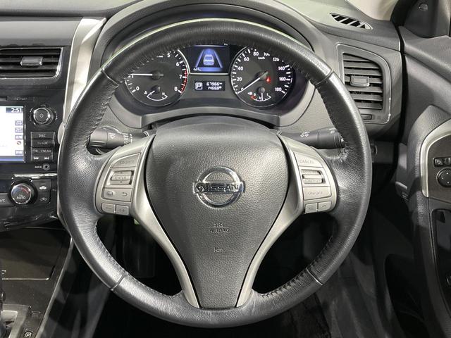 ティアナ XV 純正SDナビ 全周囲カメラ 衝突被害軽減システム 禁煙車 電動リアゲート レザーシート 前席シートエアコン コーナーセンサー スマートキー HIDヘッド ビルトインETC クルコン(11枚目)