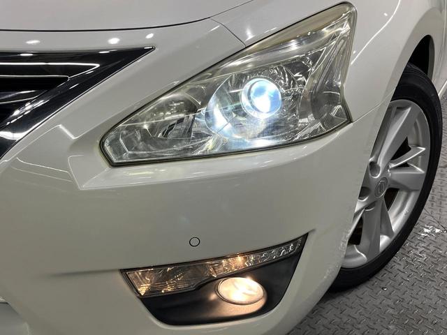 ティアナ XV 純正SDナビ 全周囲カメラ 衝突被害軽減システム 禁煙車 電動リアゲート レザーシート 前席シートエアコン コーナーセンサー スマートキー HIDヘッド ビルトインETC クルコン(12枚目)