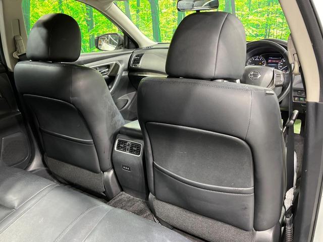 ティアナ XV 純正SDナビ 全周囲カメラ 衝突被害軽減システム 禁煙車 電動リアゲート レザーシート 前席シートエアコン コーナーセンサー スマートキー HIDヘッド ビルトインETC クルコン(56枚目)