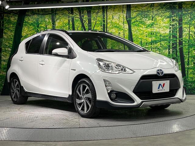 アクア X-アーバン ソリッド バックカメラ 衝突被害軽減システム 禁煙車 ハーフレザーシート スマートキー LEDヘッド ETC 純正16インチアルミ オートハイビーム 車線逸脱警報 オートライト オートエアコン(16枚目)