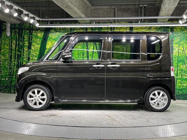 タント カスタムＸリミテッド　電動スライドドア　禁煙車　スマートキー　ＨＩＤヘッド　純正１４インチアルミ　オートエアコン　ＣＤ　電動格納ミラー　プライバシーガラス　盗難防止システム　衝突安全ボディー　トラクションコントロール（55枚目）