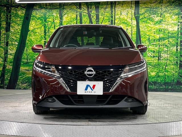 ノート Ｘ　全周囲カメラ　衝突被害軽減システム　レーダークルーズ　禁煙車　ハーフレザーシート　ドラレコ　コーナーセンサー　スマートキー　ＬＥＤヘッド　ビルトインＥＴＣ　純正１６インチアルミ　オートライト（14枚目）