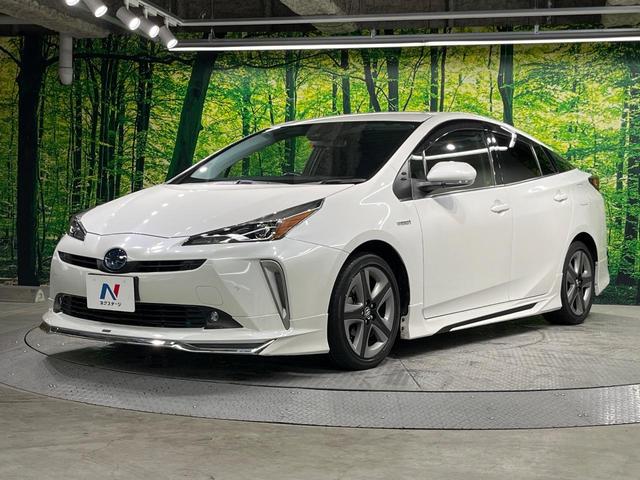 プリウス Ｓツーリングセレクション　純正９インチナビ　レーダークルーズ　バックカメラ　衝突軽減　禁煙車　合皮レザーシート　コーナーセンサー　スマートキー　ＬＥＤヘッド　ビルトインＥＴＣ　純正１７インチアルミ　オートライト（59枚目）