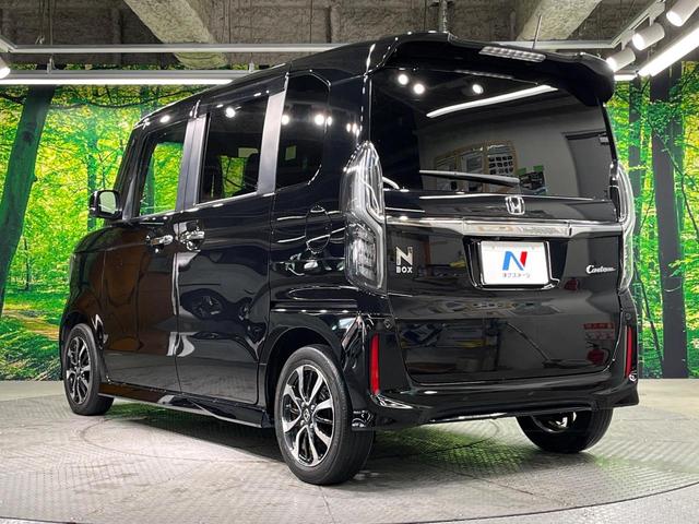 Ｎ－ＢＯＸカスタム Ｇ・Ｌホンダセンシング　両側電動ドア　純正ＳＤナビ　バックカメラ　衝突被害軽減システム　禁煙車　スマートキー　ＬＥＤヘッド　ビルトインＥＴＣ　純正１４インチアルミ　オートハイビーム　車線逸脱警報　オートライト（61枚目）