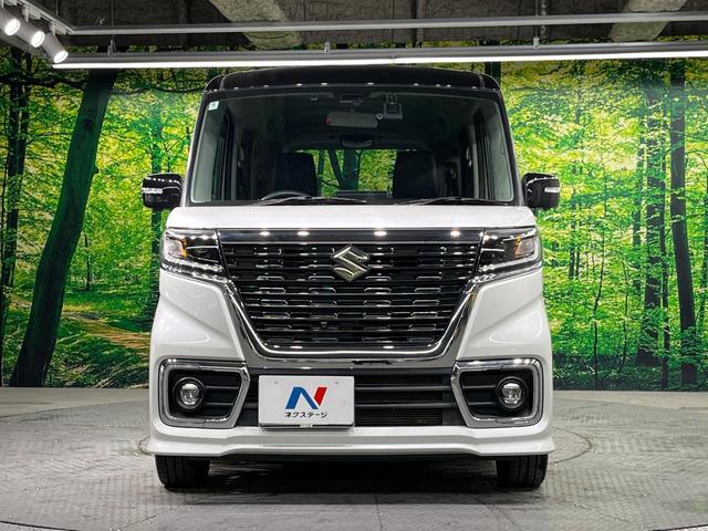 スペーシアカスタム ハイブリッドＸＳ　両側電動ドア　純正ＳＤナビ　全周囲カメラ　衝突被害軽減システム　禁煙車　ハーフレザーシート　シートヒーター　ドラレコ　コーナーセンサー　スマートキー　ＬＥＤヘッド　ビルトインＥＴＣ（14枚目）