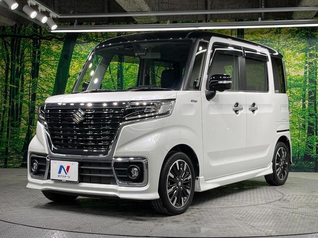 スペーシアカスタム ハイブリッドＸＳ　両側電動ドア　純正ＳＤナビ　全周囲カメラ　衝突被害軽減システム　禁煙車　ハーフレザーシート　シートヒーター　ドラレコ　コーナーセンサー　スマートキー　ＬＥＤヘッド　ビルトインＥＴＣ（24枚目）