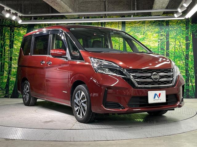 セレナ XV 両側電動ドア 8型ナビ 全周囲カメラ 衝突被害軽減システム レーダークルーズ 禁煙車 ドラレコ コーナーセンサー スマートキー LEDヘッド ビルトインETC 純正17インチアルミ オートハイビーム(16枚目)