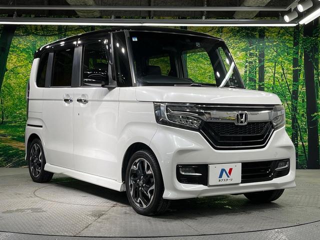 N-BOXカスタム G・Lターボホンダセンシング 両側電動ドア 純正8インチナビ バックカメラ 衝突被害軽減システム 禁煙車 ハーフレザーシート ドラレコ コーナーセンサー スマートキー LEDヘッド ビルトインETC 純正14インチアルミ(16枚目)