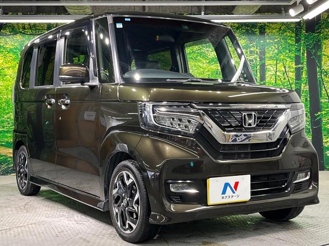 Ｎ－ＢＯＸカスタム Ｇ・Ｌターボホンダセンシング　両側電動ドア　純正ナビ　バックカメラ　衝突軽減　禁煙車　ハーフレザー　スマートキー　ＬＥＤヘッド　ビルトインＥＴＣ　純正１５インチアルミ　シートヒーター　車線逸脱警報（16枚目）