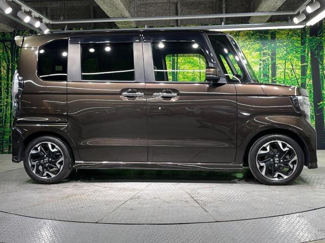 Ｎ－ＢＯＸカスタム Ｇ・Ｌターボホンダセンシング　両側電動ドア　純正ナビ　バックカメラ　衝突軽減　禁煙車　ハーフレザー　スマートキー　ＬＥＤヘッド　ビルトインＥＴＣ　純正１５インチアルミ　シートヒーター　車線逸脱警報（64枚目）