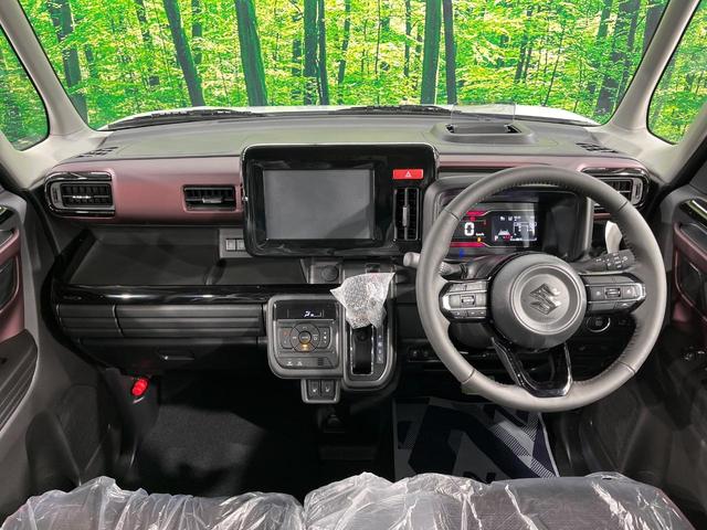 スペーシアカスタム ハイブリッドＸＳ　届出済未使用車　両側電動ドア　衝突軽減　ハーフレザー　レーンアシスト　コーナーセンサー　スマートキー　ＬＥＤヘッド　純正１５インチＡＷ　オートライト　オートエアコン　ＬＥＤフォグ（2枚目）