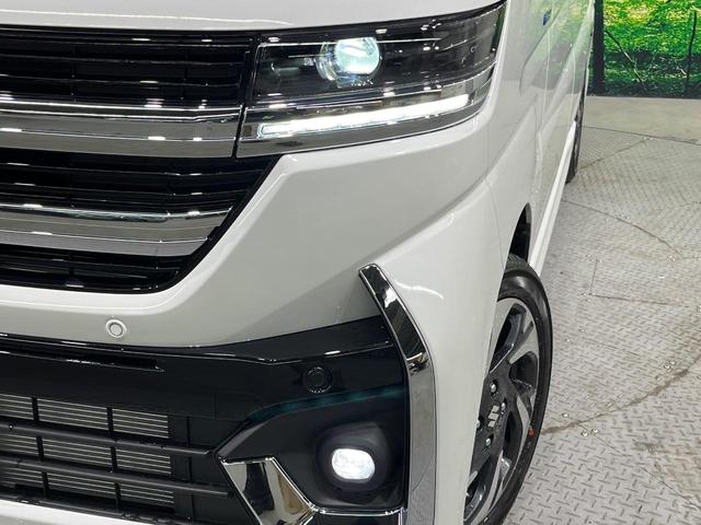 スペーシアカスタム ハイブリッドＸＳ　届出済未使用車　両側電動ドア　衝突軽減　ハーフレザー　レーンアシスト　コーナーセンサー　スマートキー　ＬＥＤヘッド　純正１５インチＡＷ　オートライト　オートエアコン　ＬＥＤフォグ（12枚目）