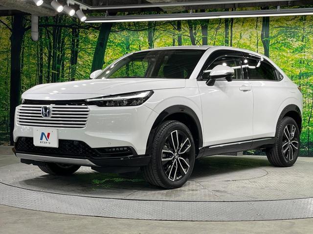 ヴェゼル ｅ：ＨＥＶ　Ｚ　純正９型ナビ　バックカメラ　衝突被害軽減システム　禁煙車　電動リアゲート　ハーフレザーシート　コーナーセンサー　スマートキー　ＥＴＣ２．０　純正１７インチアルミ　オートハイビーム　車線逸脱警報（61枚目）