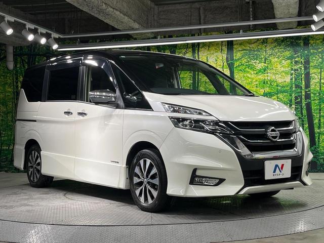 セレナ ハイウェイスター　ＶセレクションＩＩ　両側電動ドア　ＳＤナビ　後席モニター　全周囲カメラ　衝突被害軽減システム　レーダークルーズ　禁煙車　ドラレコ　コーナーセンサー　スマートキー　ＬＥＤヘッド　ＥＴＣ　純正１６インチアルミ　オートライト（16枚目）