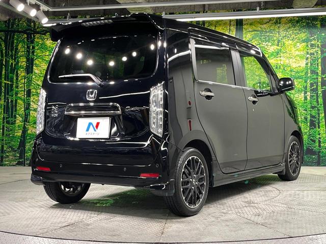 Ｎ－ＷＧＮカスタム Ｌ・ターボ　純正ＳＤナビ　バックカメラ　衝突被害軽減システム　禁煙車　レザーシート　ドラレコ　コーナーセンサー　スマートキー　ビルトインＥＴＣ　純正１５インチアルミ　オートライト　オートエアコン（17枚目）