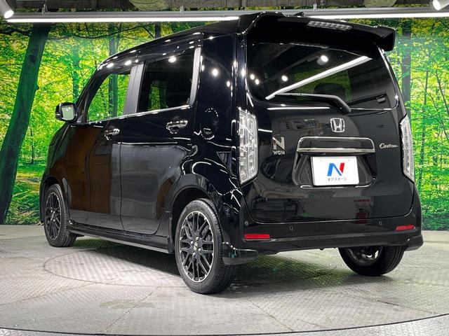 Ｎ－ＷＧＮカスタム Ｌ・ターボ　純正ＳＤナビ　バックカメラ　衝突被害軽減システム　禁煙車　レザーシート　ドラレコ　コーナーセンサー　スマートキー　ビルトインＥＴＣ　純正１５インチアルミ　オートライト　オートエアコン（66枚目）